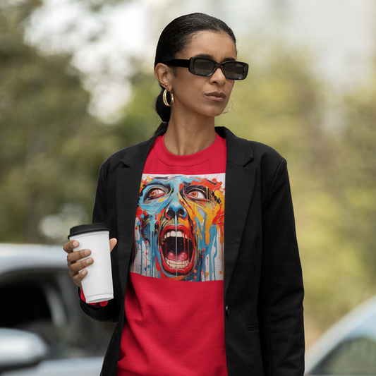 SWEATSHIRT: Faces by Freddie Vol. 2 (Red)