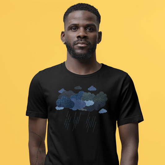 T-SHIRT: Denim Rain