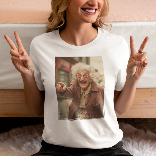 T-SHIRT: Grandma Giggles (White)