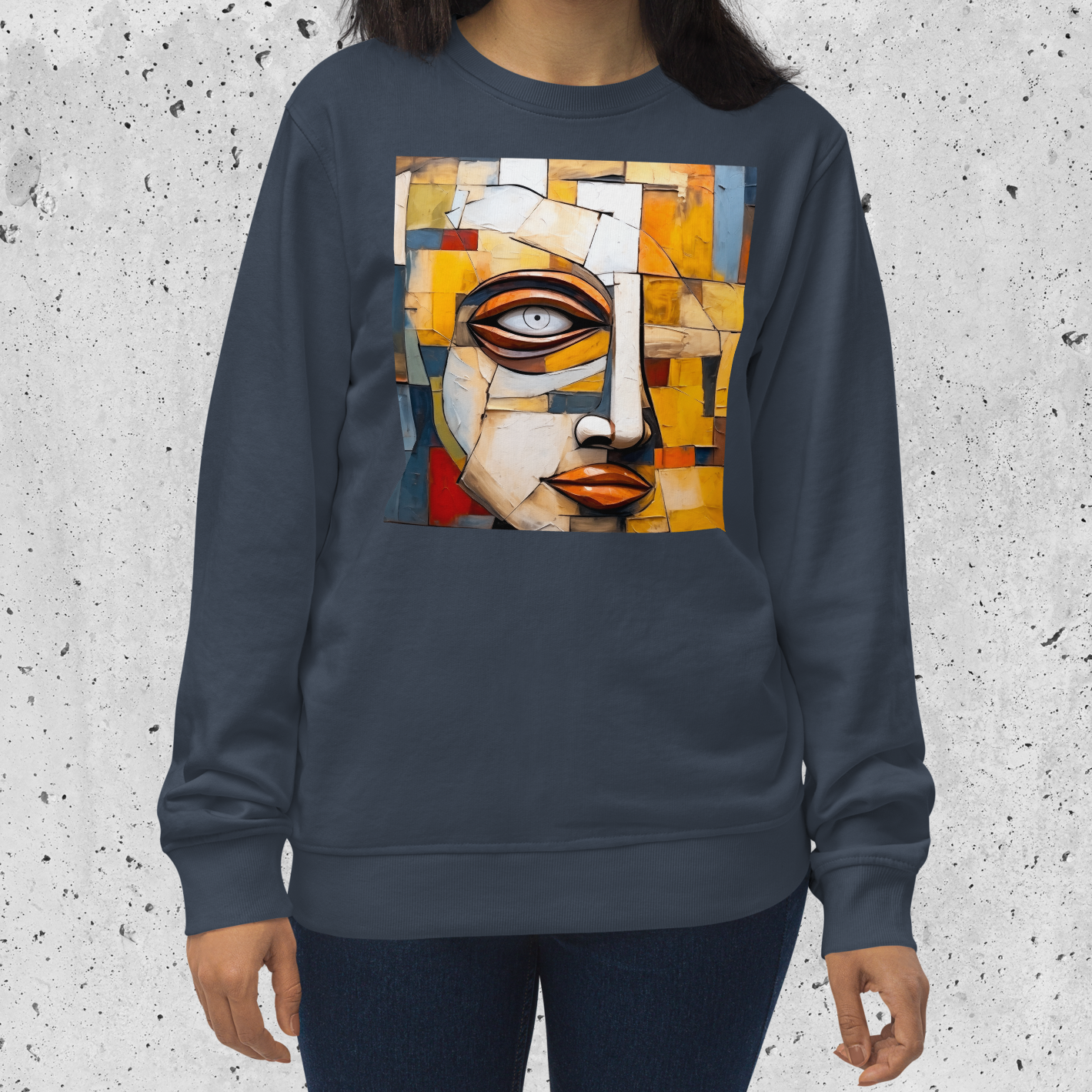 SWEATSHIRT: Faces by Freddie Vol. 1 (French Navy)