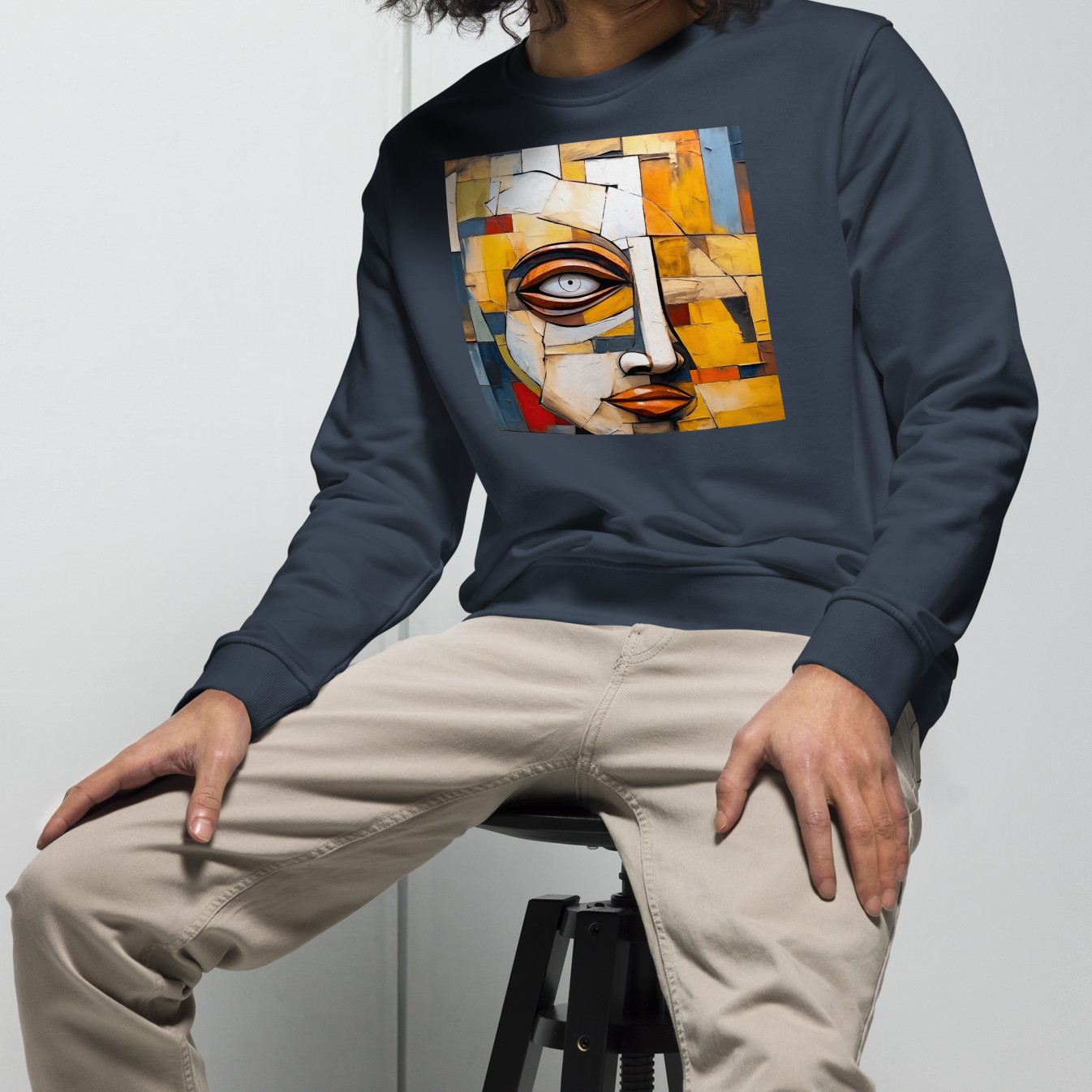 SWEATSHIRT: Faces by Freddie Vol. 1 (French Navy)