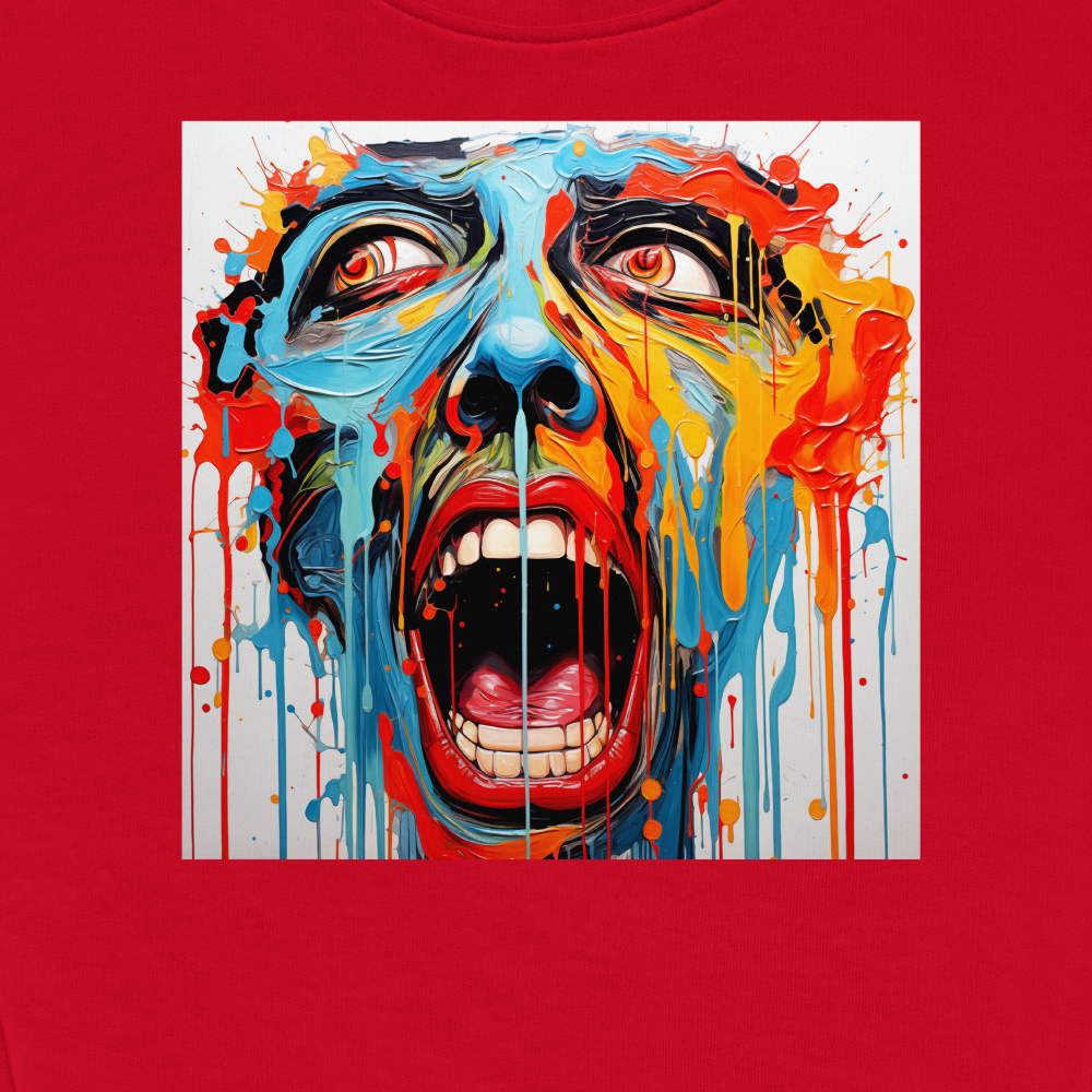 SWEATSHIRT: Faces by Freddie Vol. 2 (Red)