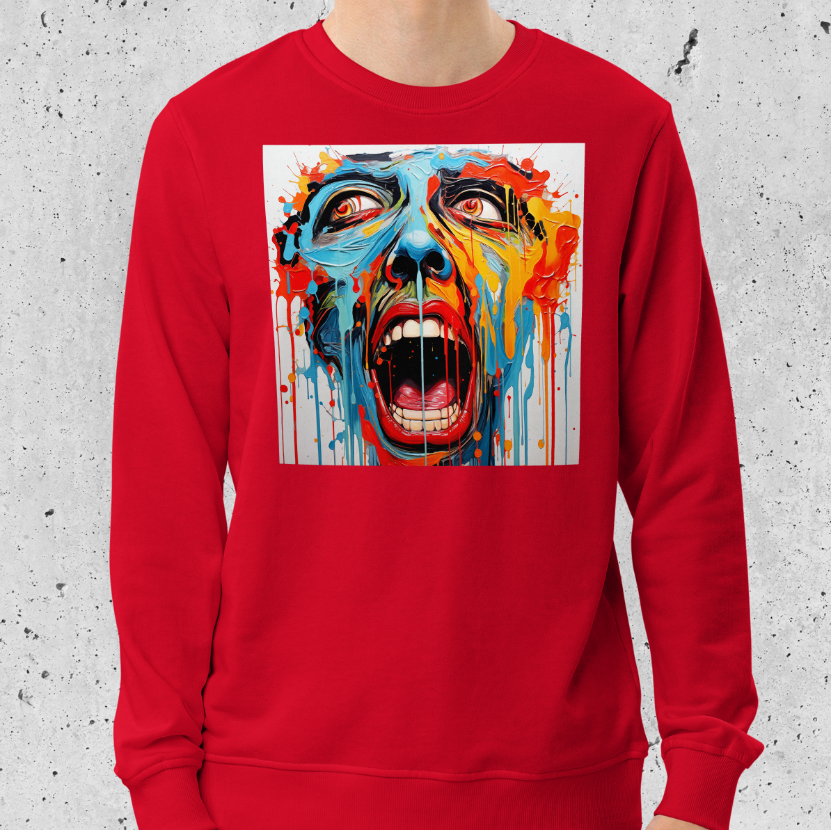 SWEATSHIRT: Faces by Freddie Vol. 2 (Red)