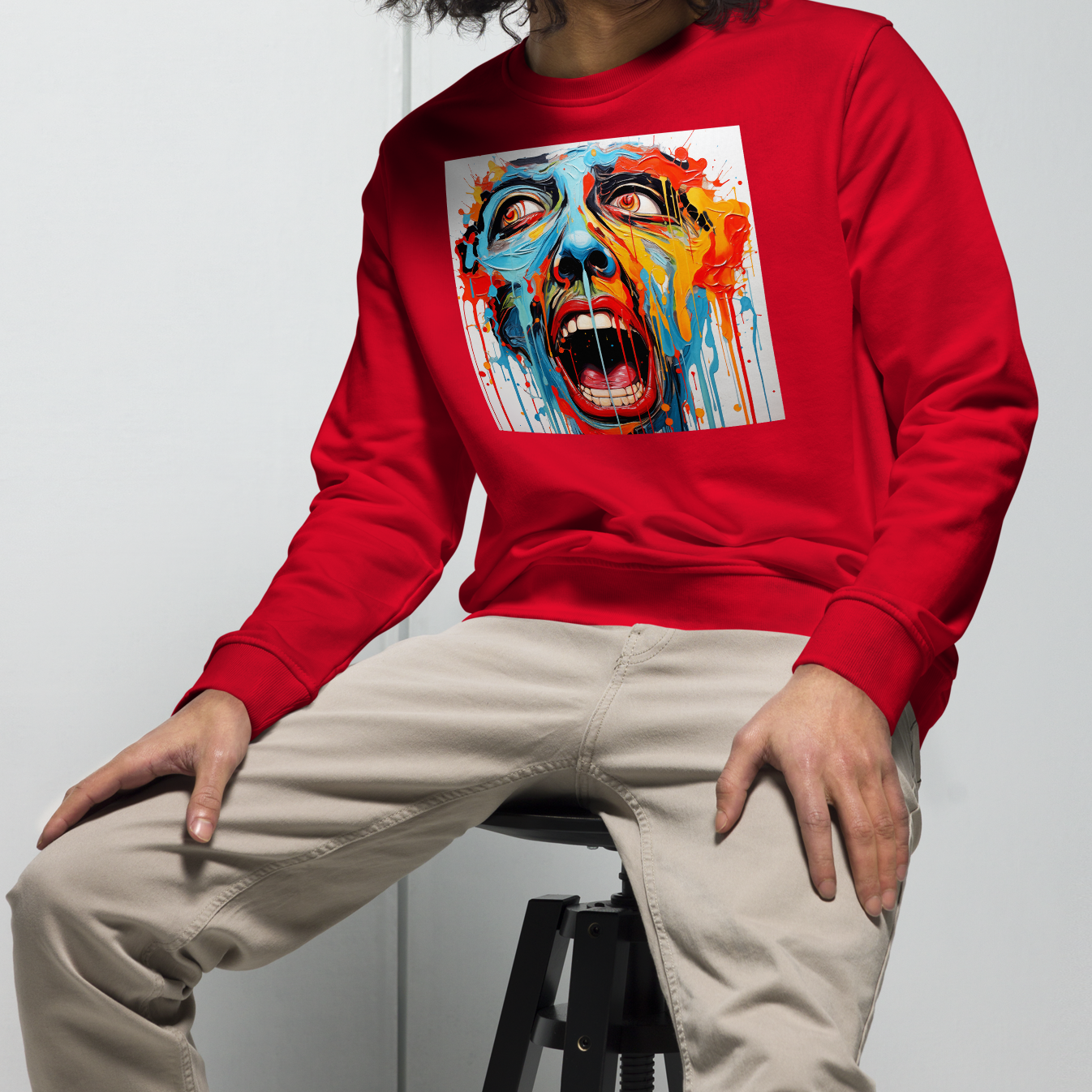 SWEATSHIRT: Faces by Freddie Vol. 2 (Red)