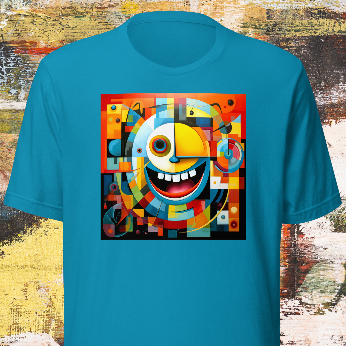 T-SHIRT: Faces by Freddie Vol. 4 (Aqua Blue)