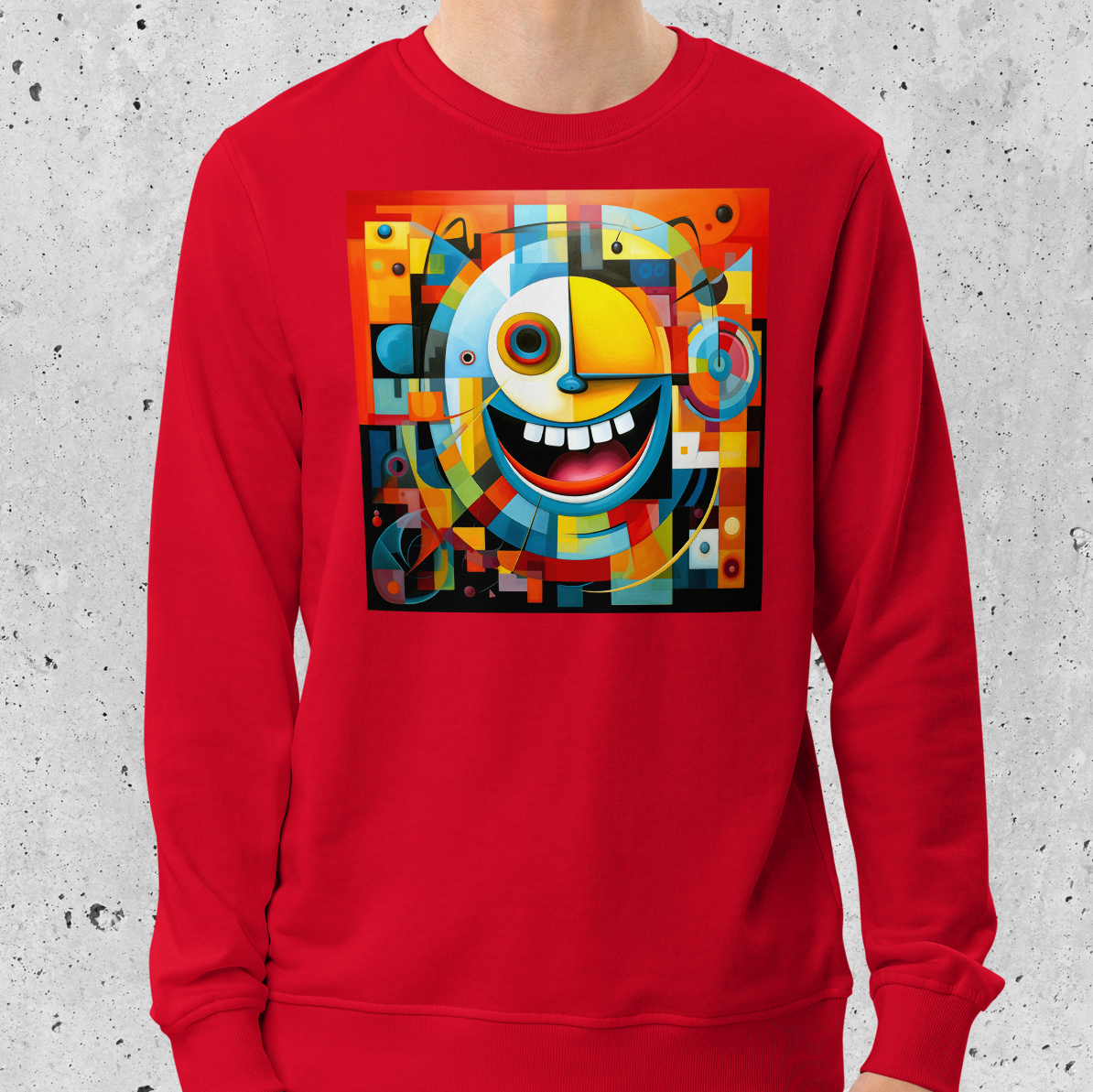 SWEATSHIRT: Faces by Freddie Vol. 4 (Red)