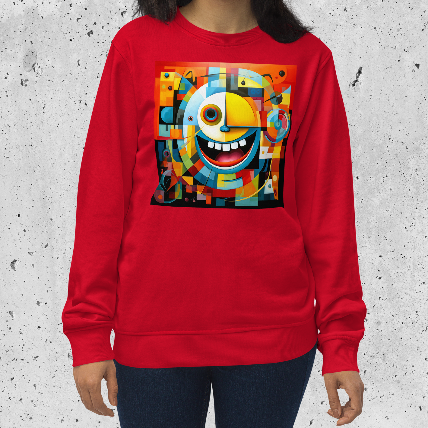 SWEATSHIRT: Faces by Freddie Vol. 4 (Red)