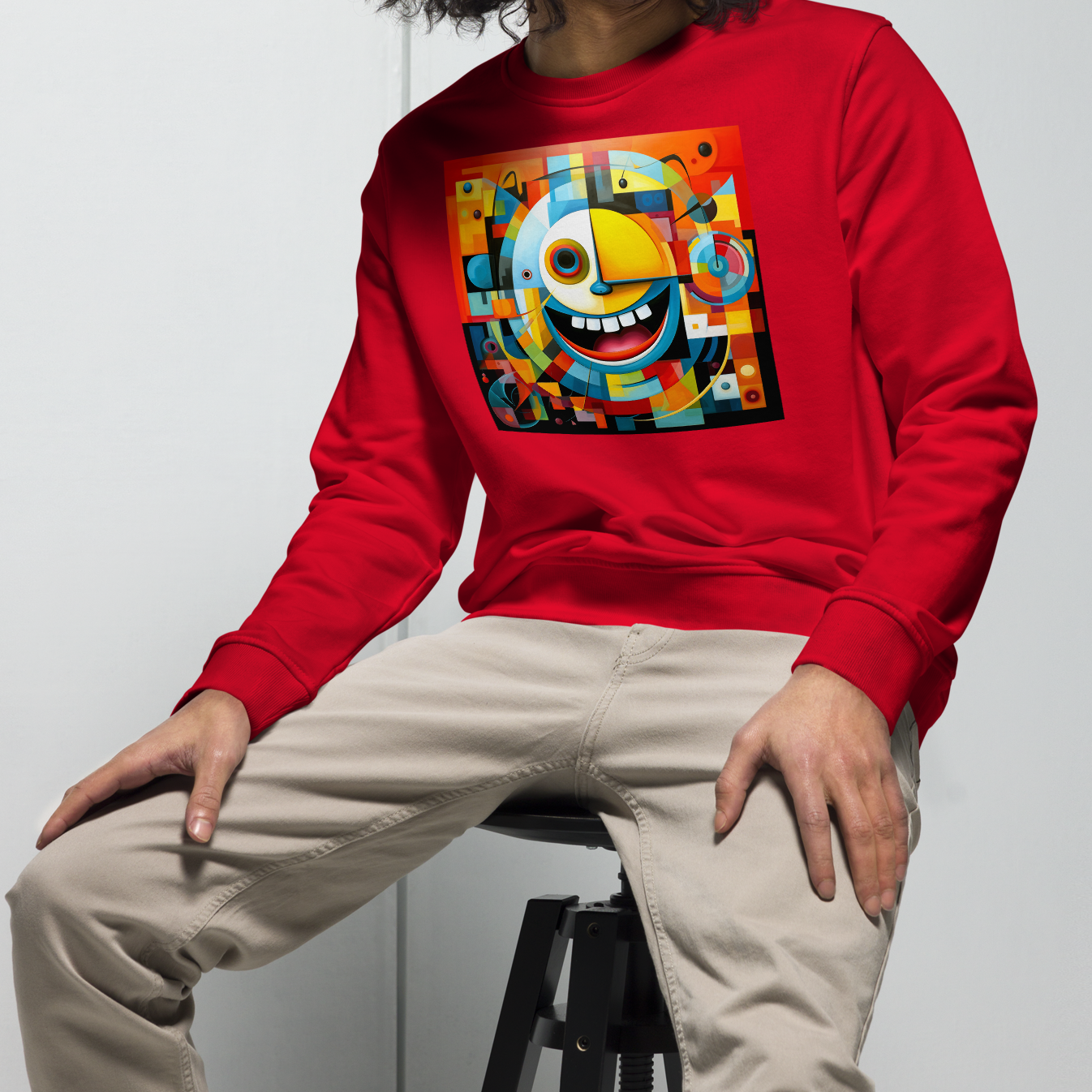 SWEATSHIRT: Faces by Freddie Vol. 4 (Red)