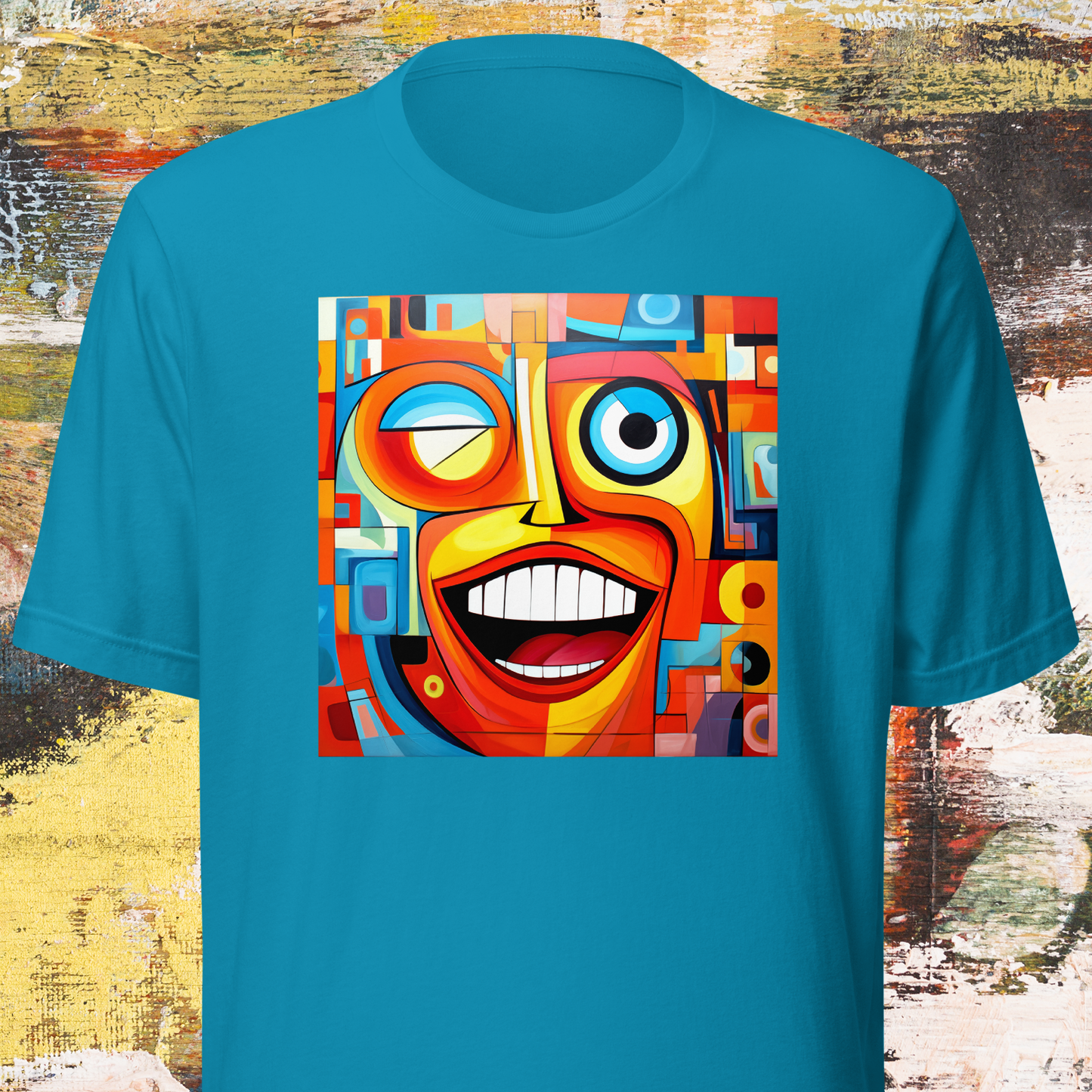 T-SHIRT: Faces by Freddie Vol. 5 (Aqua Blue)