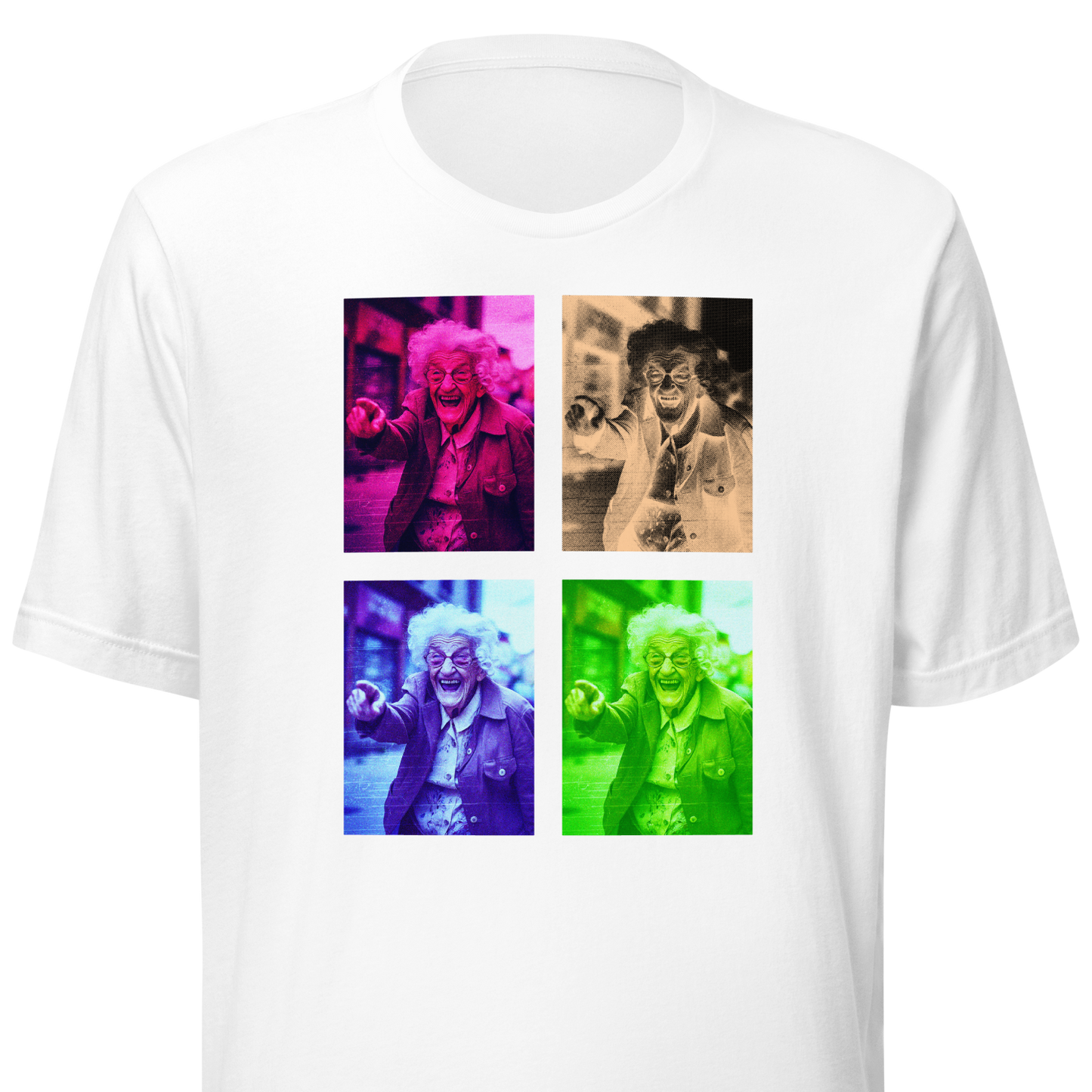 T-SHIRT: Four Giggles (White)