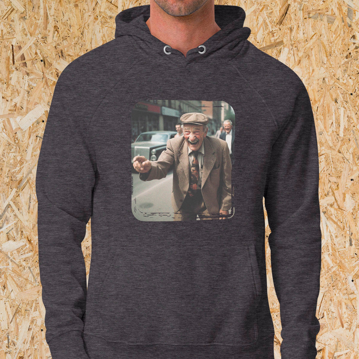 HOODIE: Ha-ha-ha Grandpa (Charcoal)