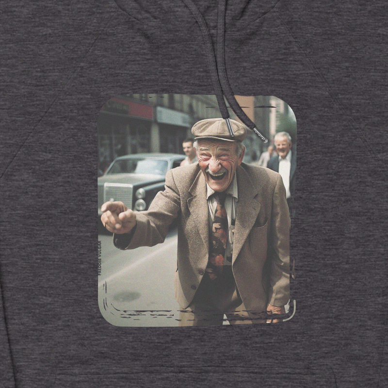 HOODIE: Ha-ha-ha Grandpa (Charcoal)