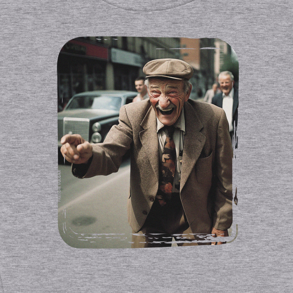 SWEATSHIRT: Ha-ha-ha Grandpa (Grey)