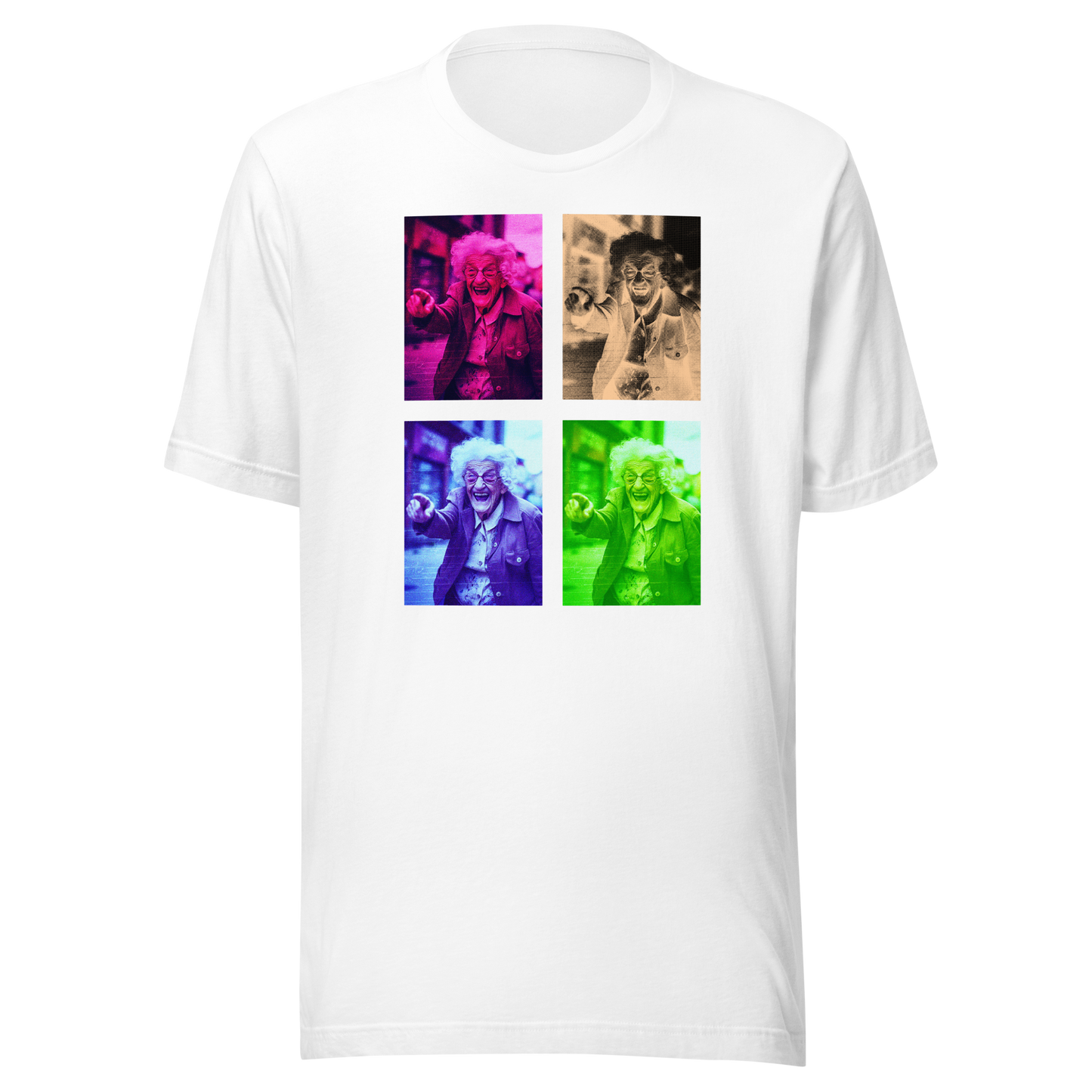 T-SHIRT: Four Giggles (White)