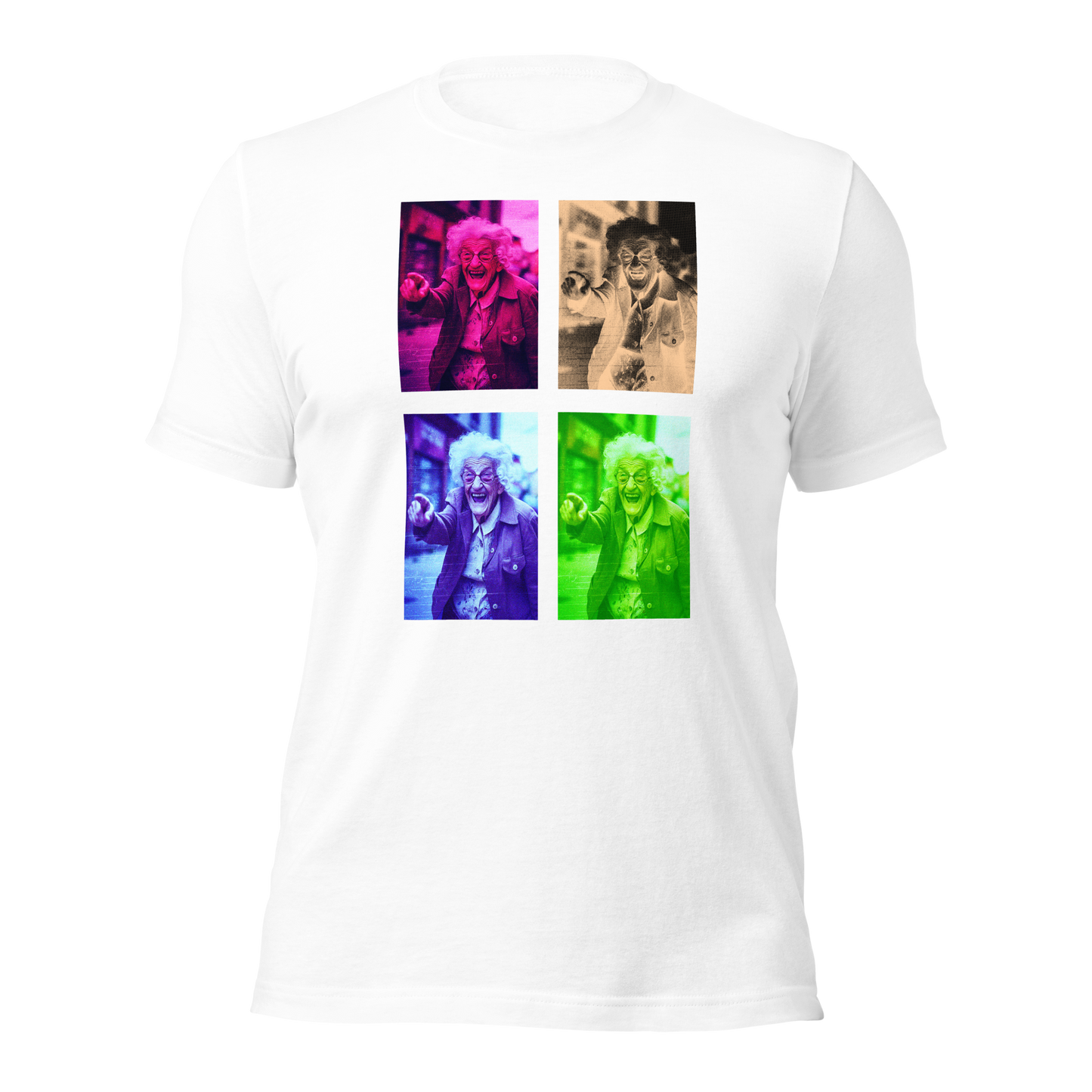 T-SHIRT: Four Giggles (White)